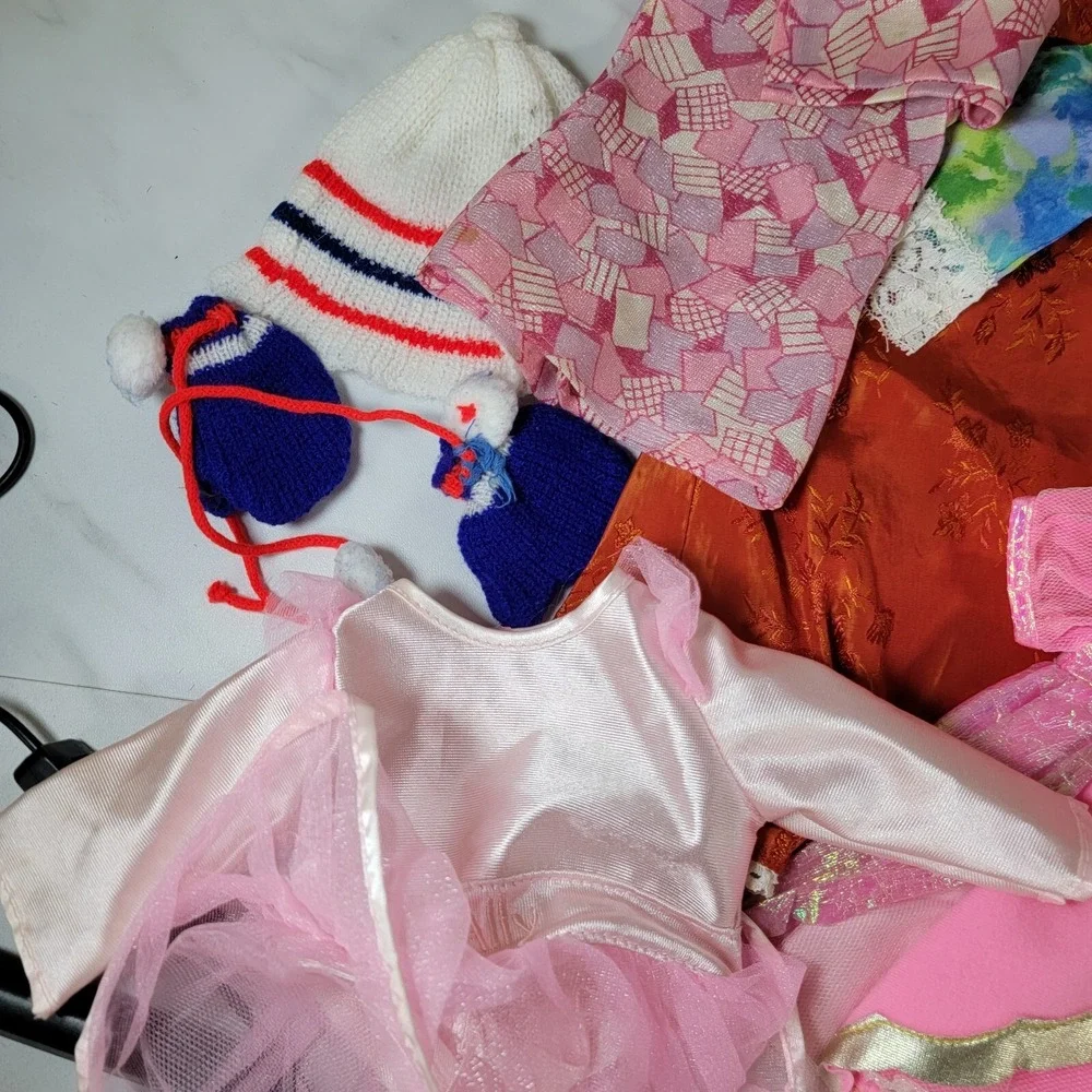 Vintage Doll Clothes Lot Pieces Mixed Sizes Good‎ to Fair Condition Ideal Mattel